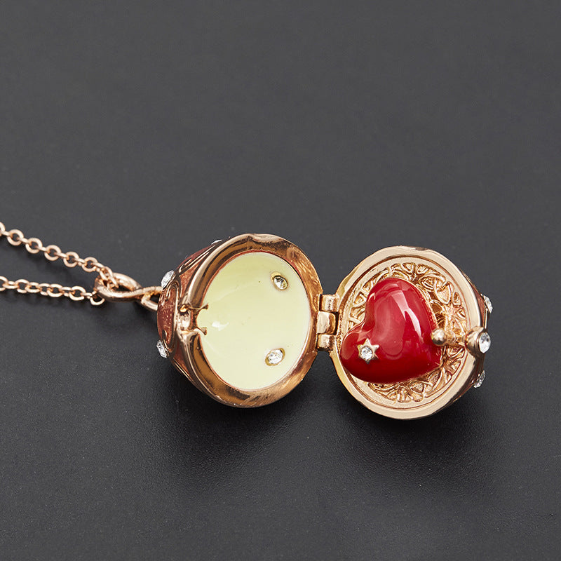Enamel-Glazed Pendant - Treasure Egg