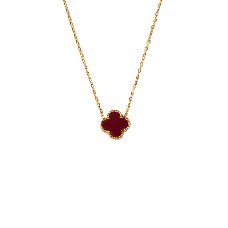 Gold-plated Clover Charm Set