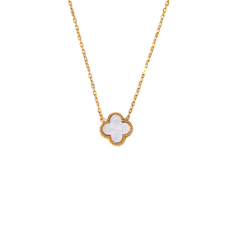 Gold-plated Clover Charm Set