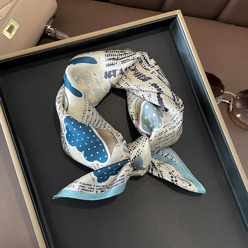 Petal Whisper Silk Scarf