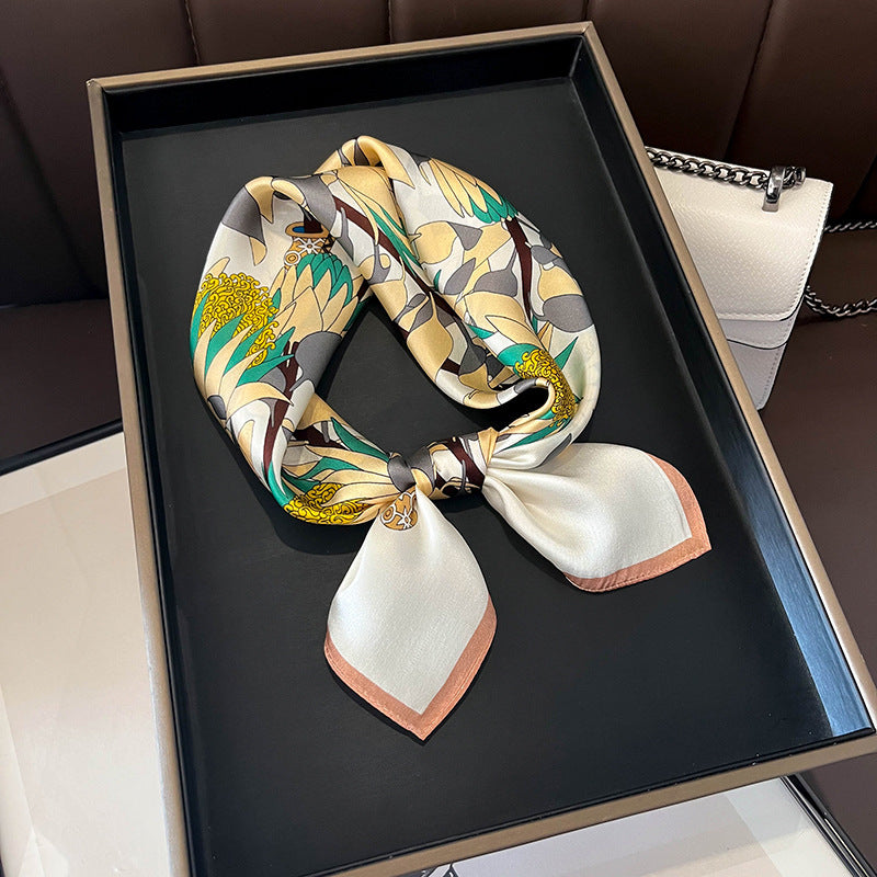 Petal Whisper Silk Scarf