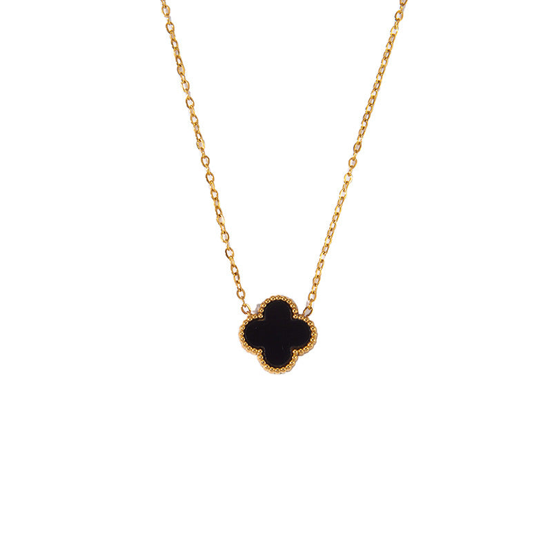 Gold-plated Clover Charm Set