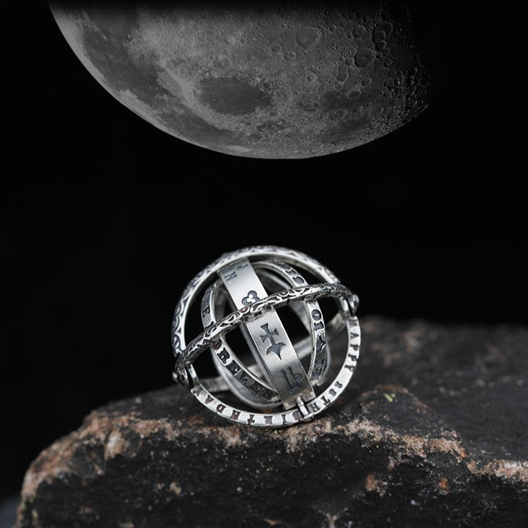 Astronomical Sphere Pendant Ring