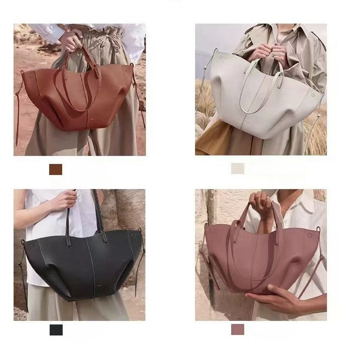 Tulip Leather Tote