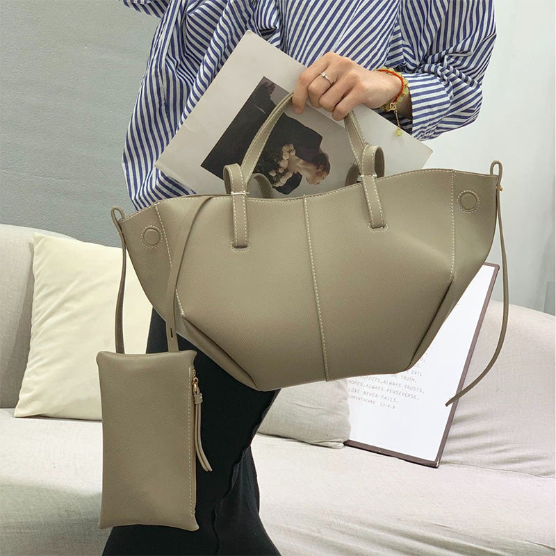 Tulip Leather Tote