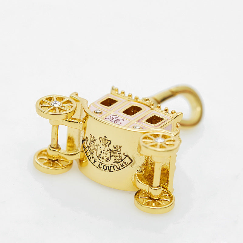Enamel-Glazed Pendant - Cinderella
