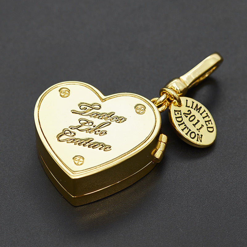 Enamel-Glazed Pendant - Valentine's Heart