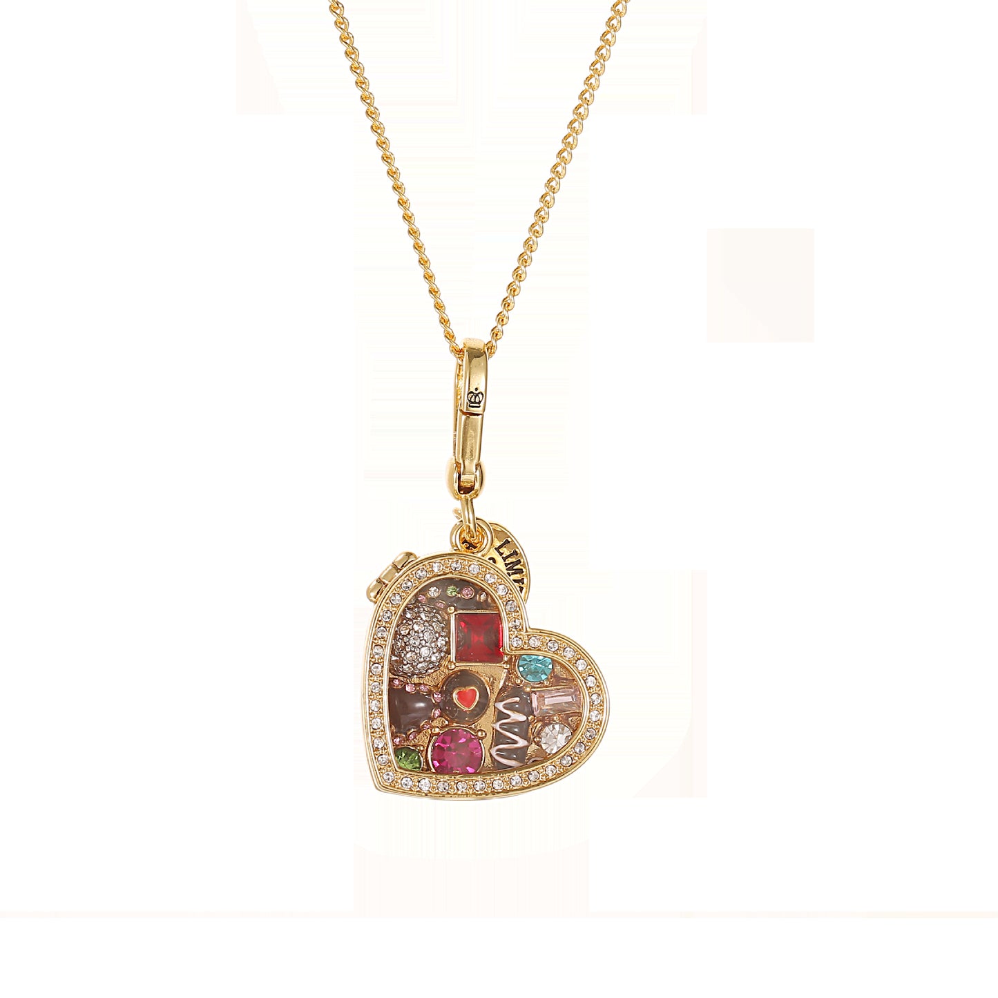 Enamel-Glazed Pendant - Valentine's Heart