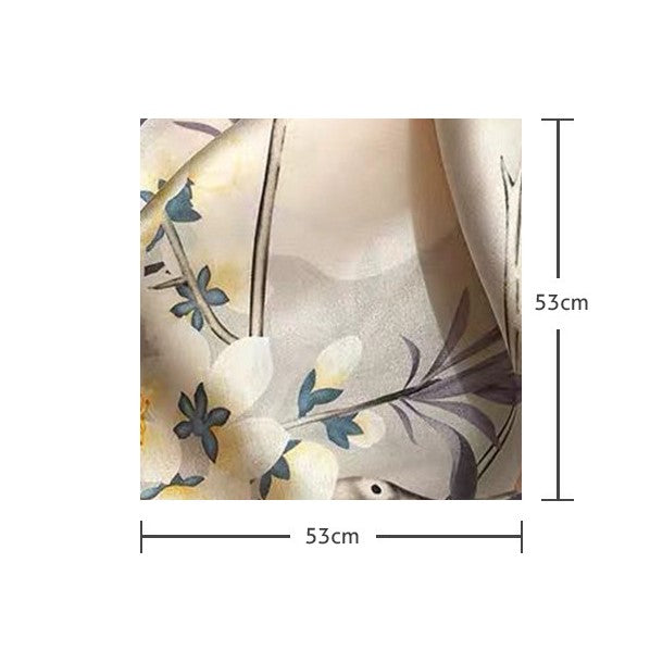 Petal Whisper Silk Scarf
