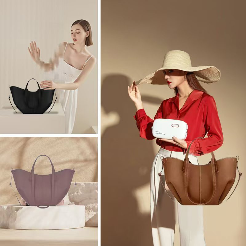 Tulip Leather Tote