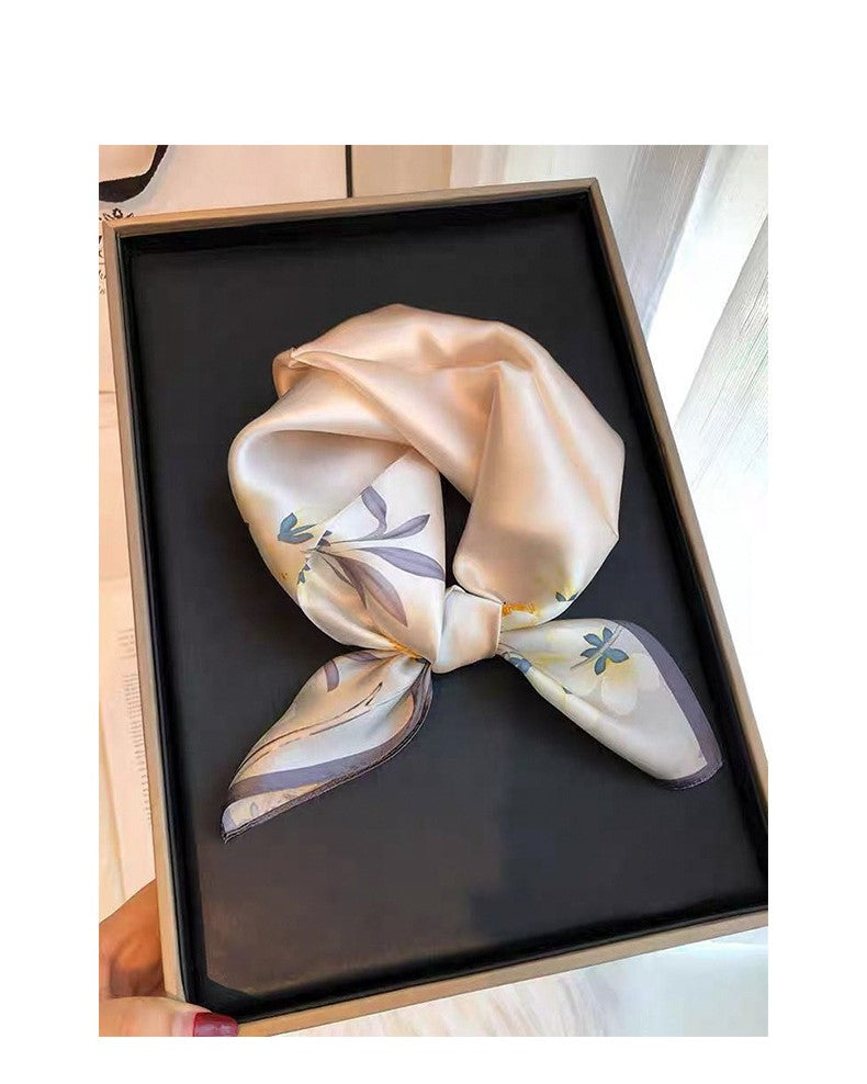 Petal Whisper Silk Scarf