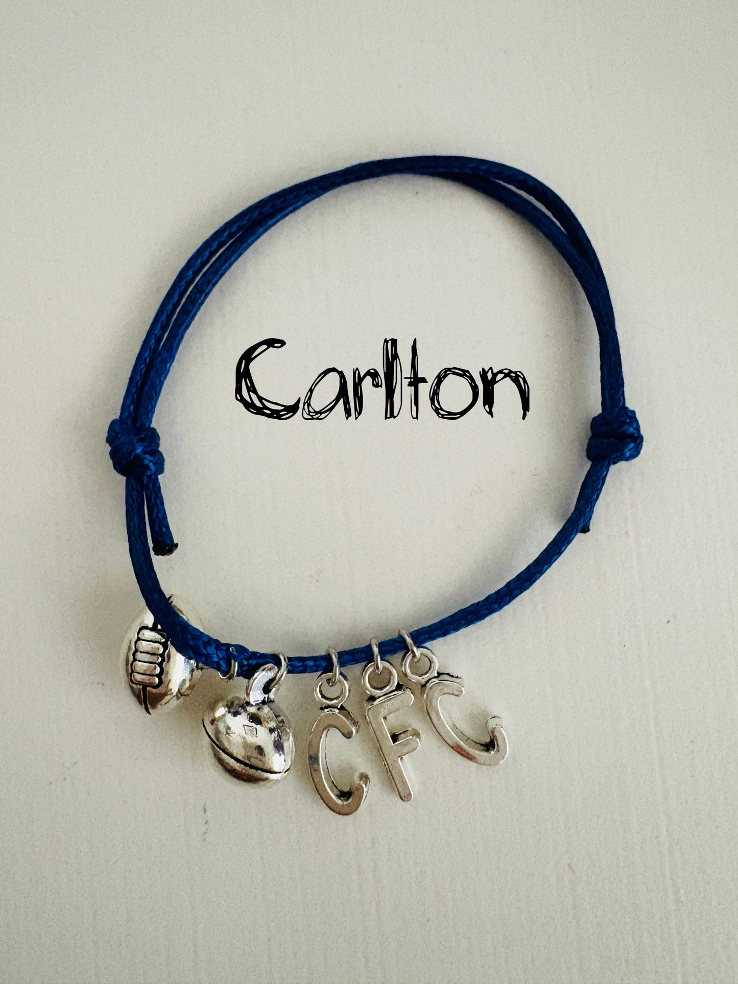 Handcrafted AFL Team Bracelets by Freya & Masha