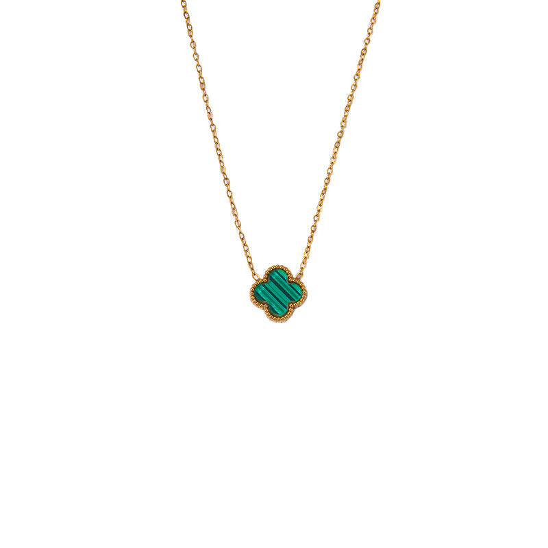 Gold-plated Clover Charm Set