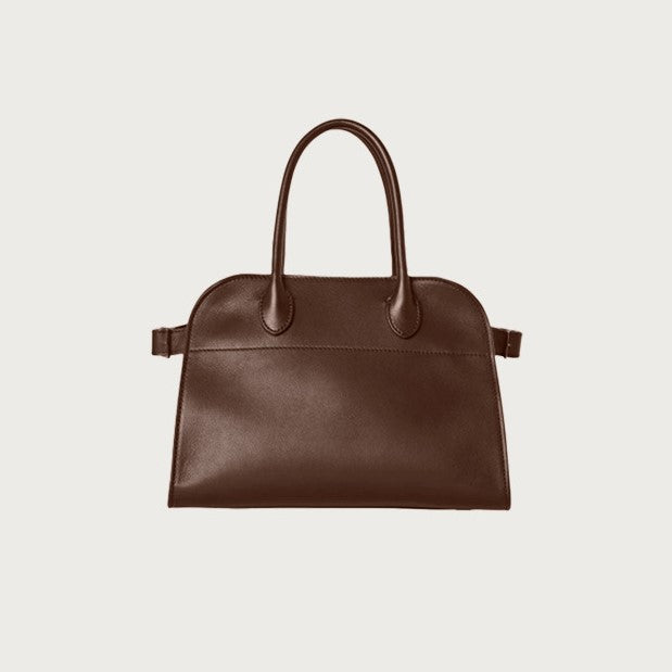 Grand Buckle Top-Handle Tote