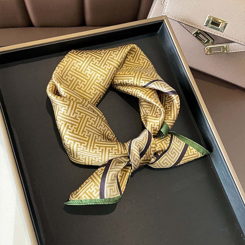 Petal Whisper Silk Scarf
