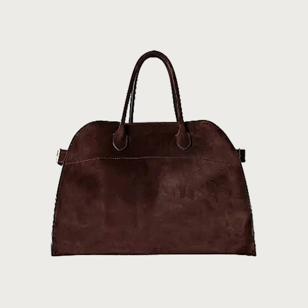 Grand Buckle Top-Handle Tote