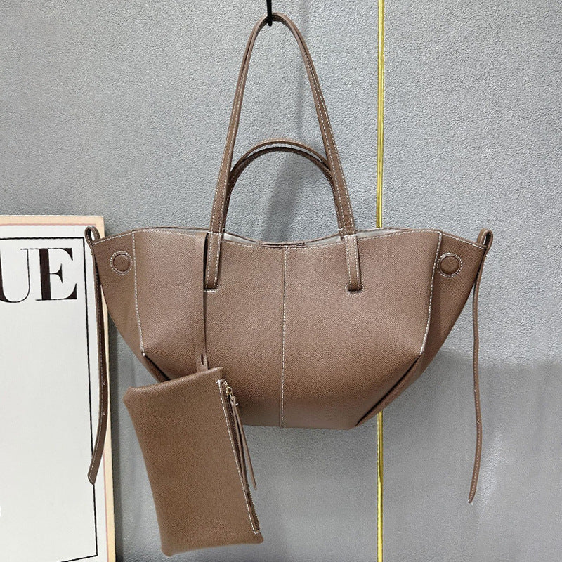Tulip Leather Tote