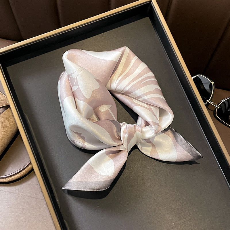 Petal Whisper Silk Scarf
