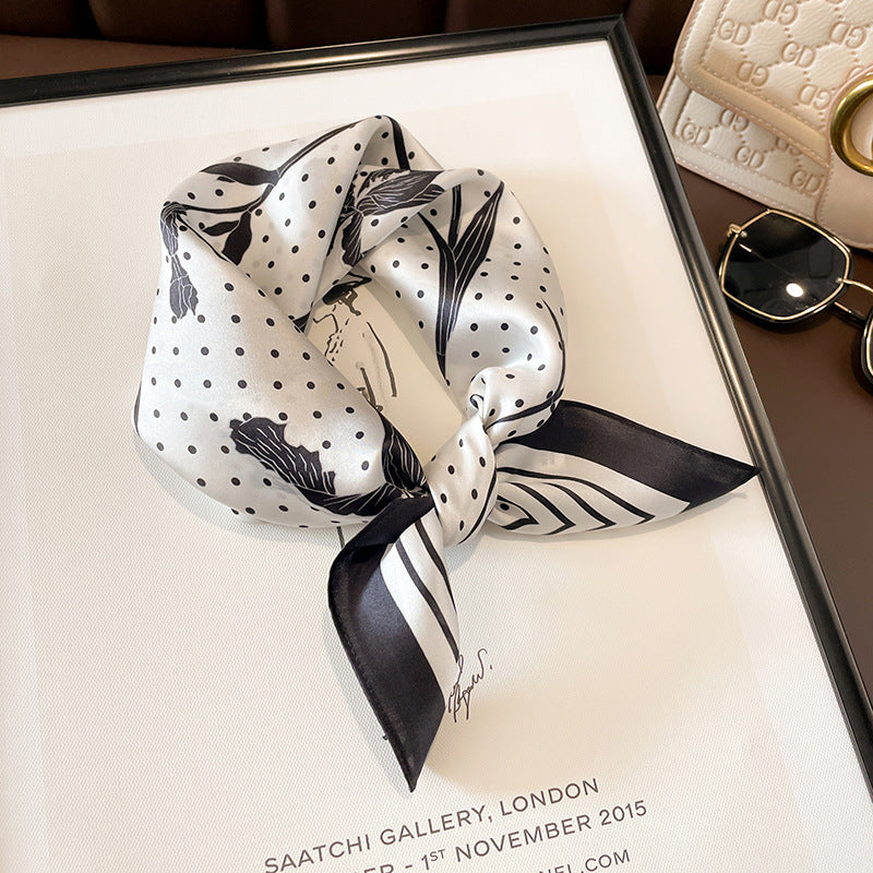 Petal Whisper Silk Scarf