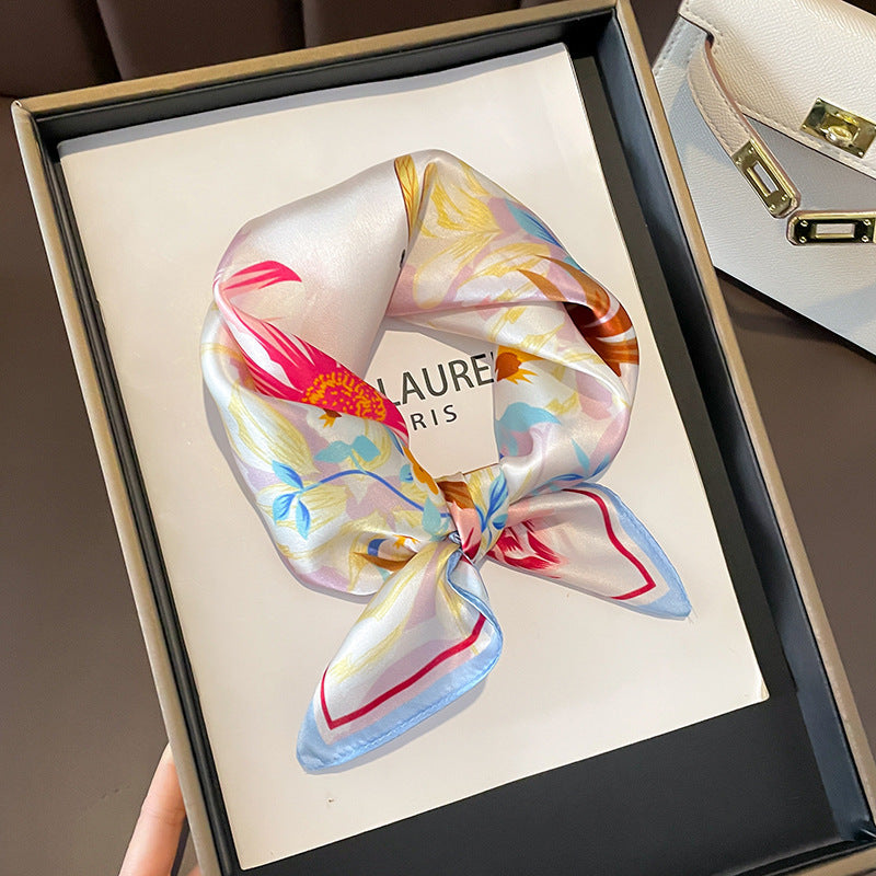 Petal Whisper Silk Scarf
