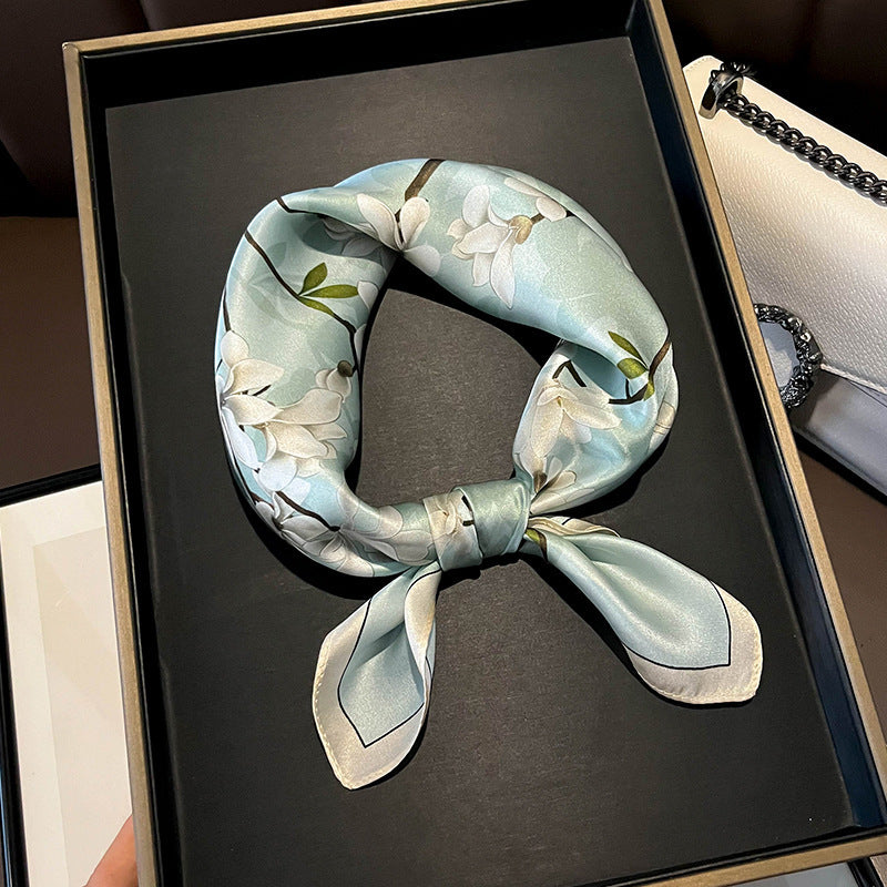 Petal Whisper Silk Scarf