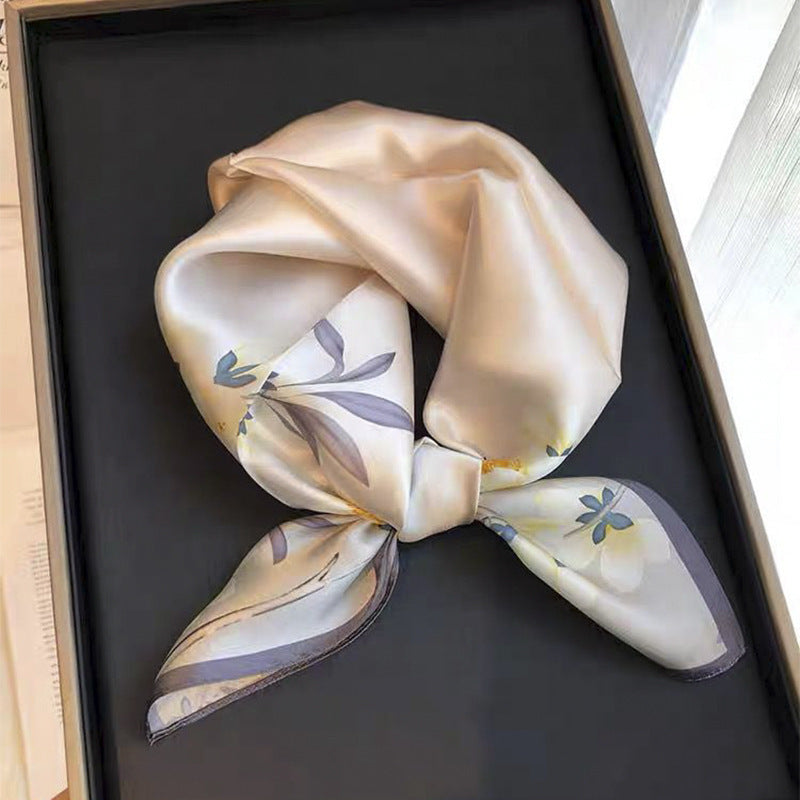 Petal Whisper Silk Scarf