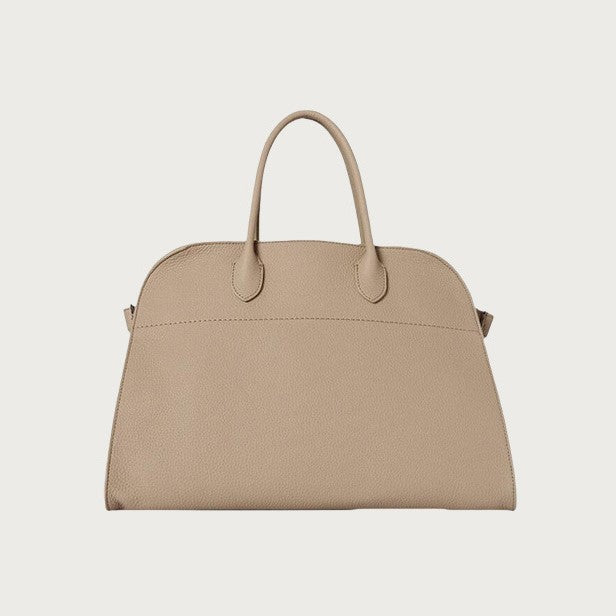 Grand Buckle Top-Handle Tote