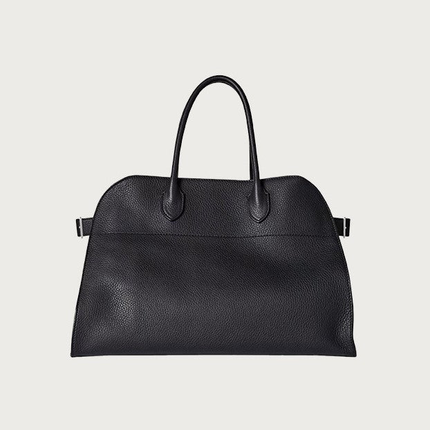 Grand Buckle Top-Handle Tote