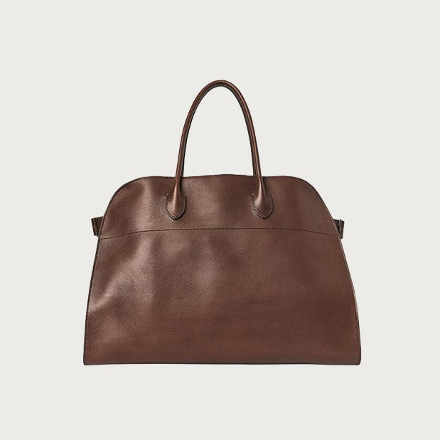 Grand Buckle Top-Handle Tote