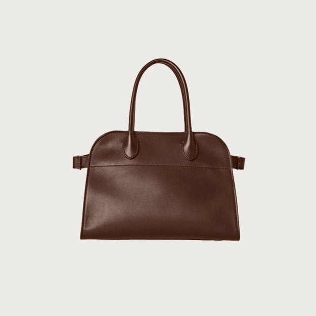 Grand Buckle Top-Handle Tote