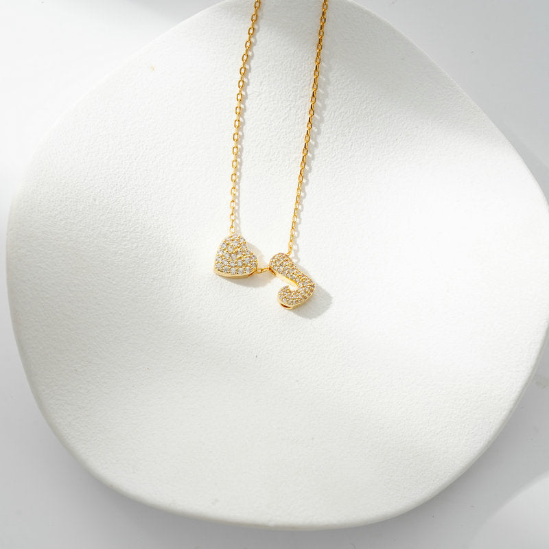 Love Your Initials Sparkle Necklace