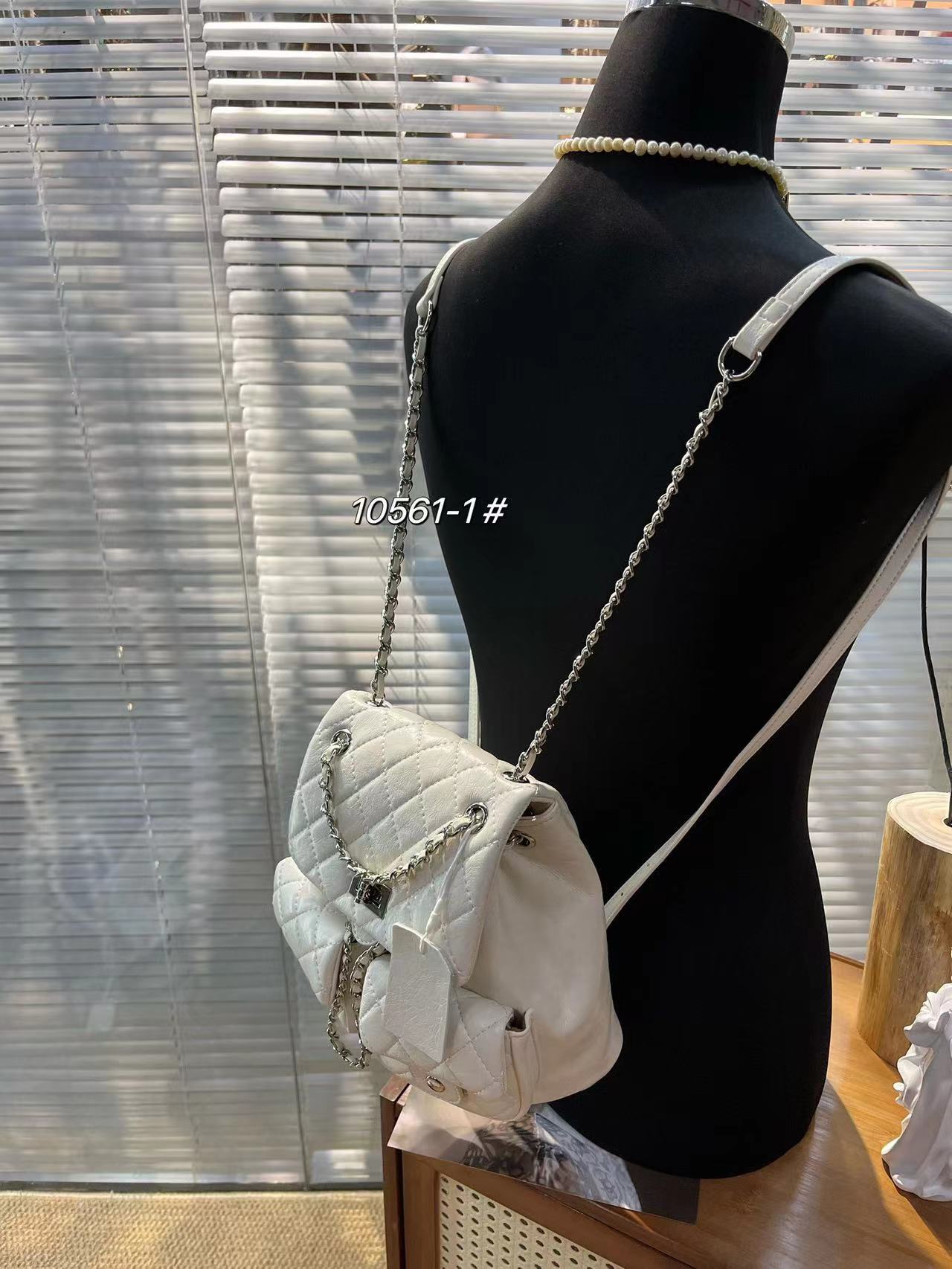 Quilted Flap Mini Backpack