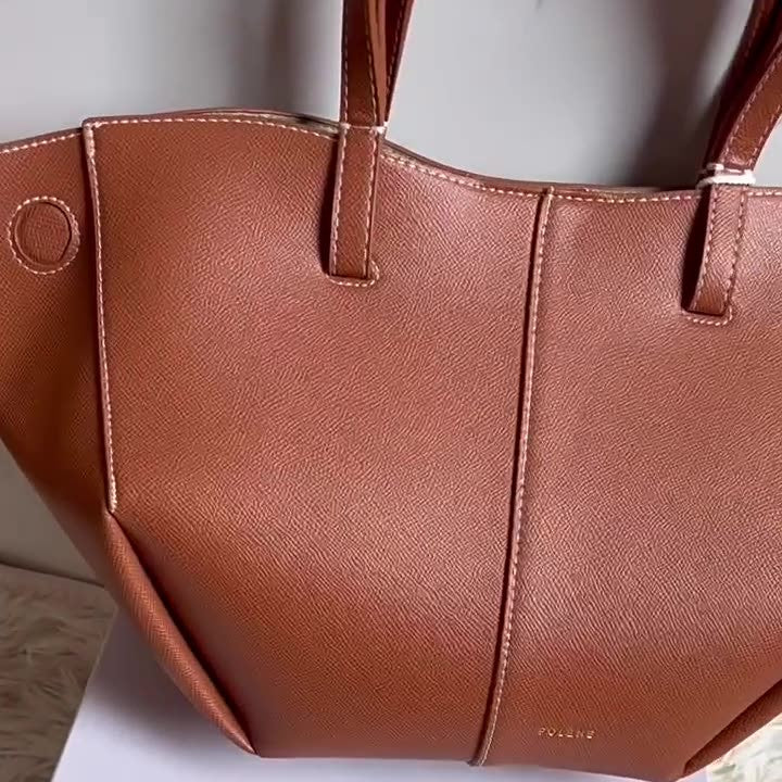 Tulip Leather Tote