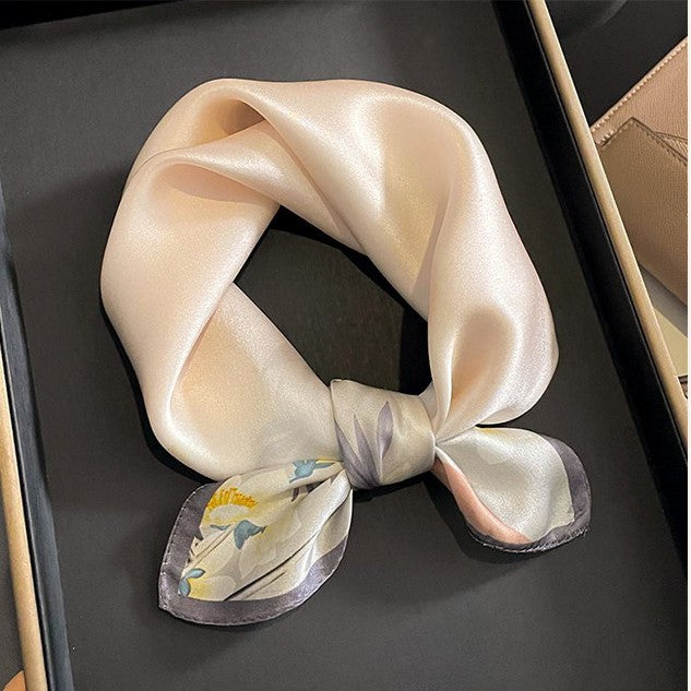 Petal Whisper Silk Scarf