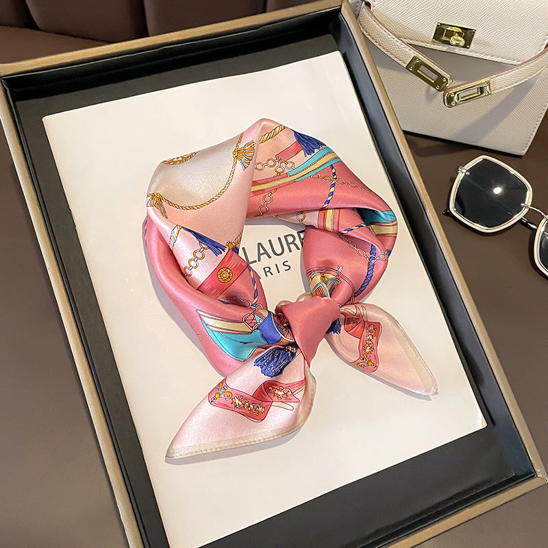 Petal Whisper Silk Scarf