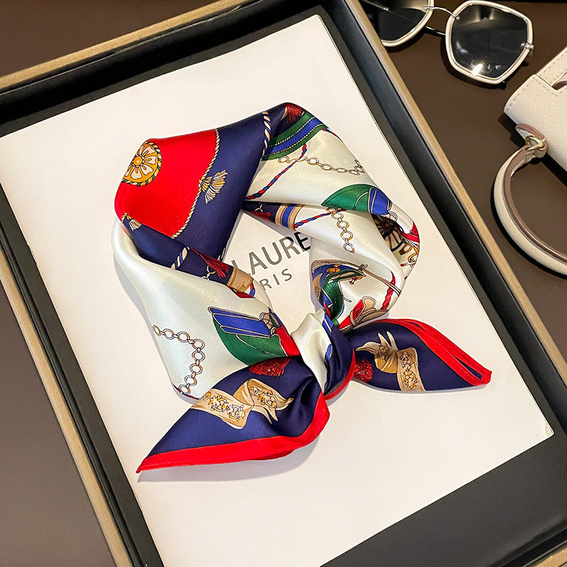 Petal Whisper Silk Scarf