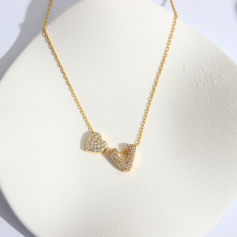 Love Your Initials Sparkle Necklace