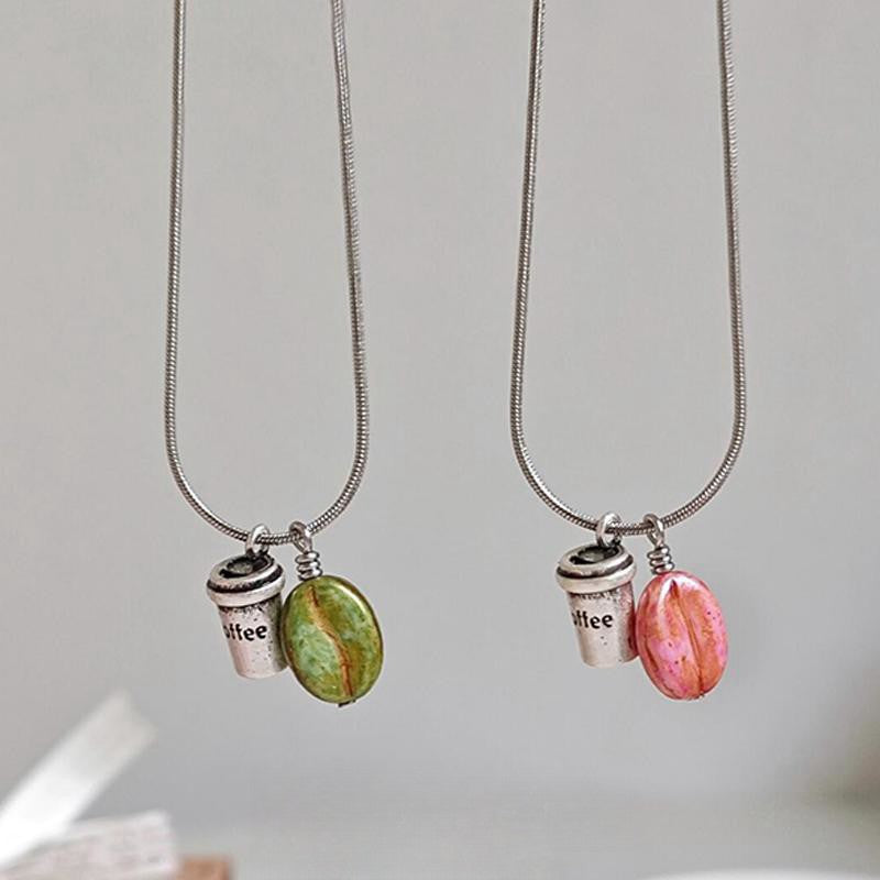 Coffee Bean Chic Necklace