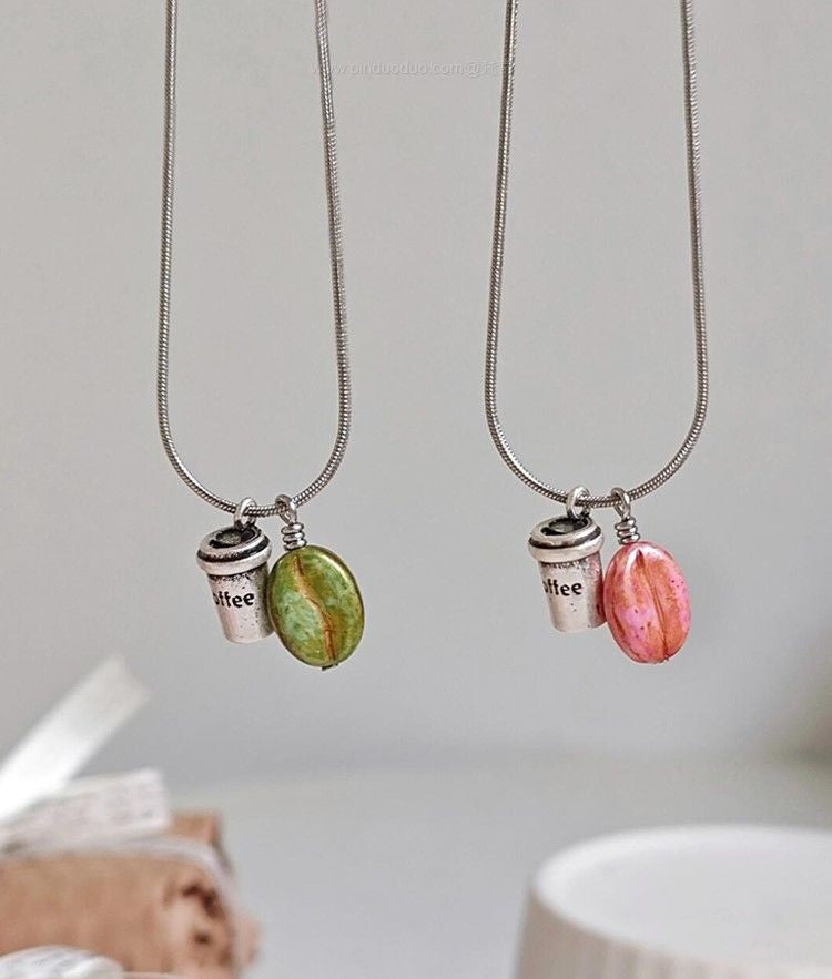Coffee Bean Chic Necklace