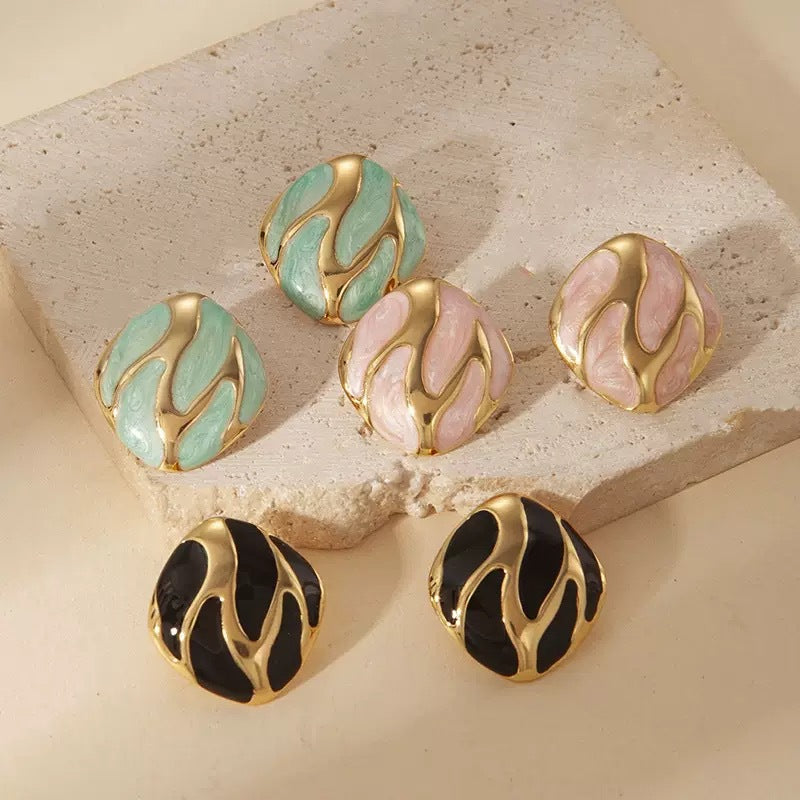 Urban Feminine Enamel Studs