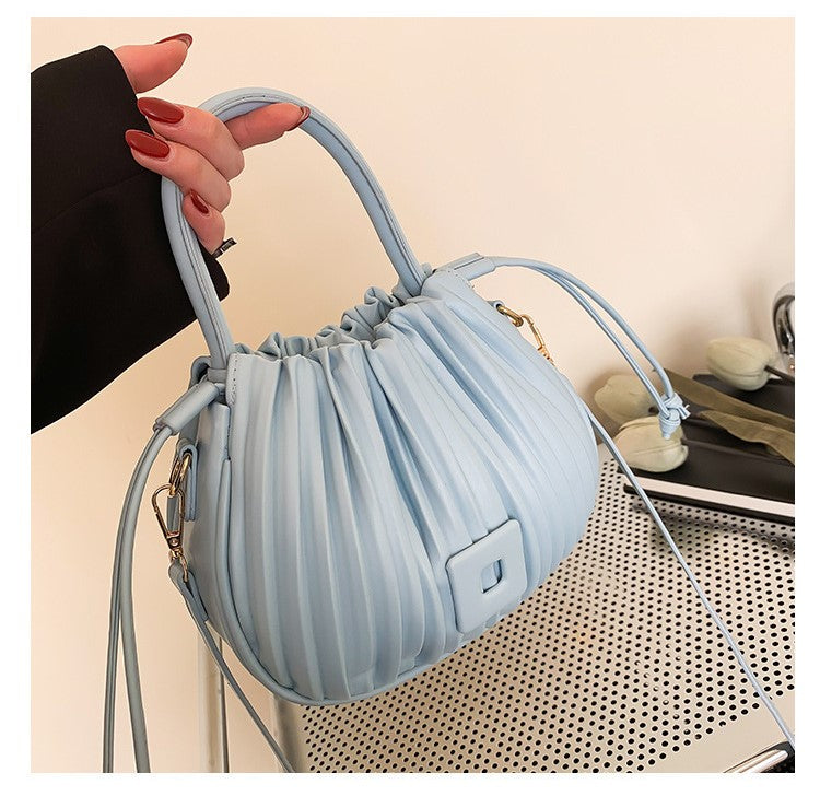 Aria Pleated Shoulder Bag