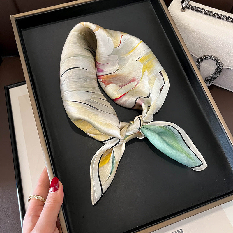 Petal Whisper Silk Scarf