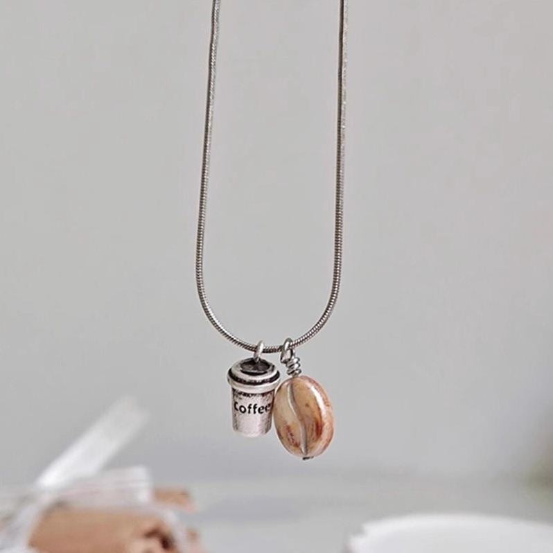 Coffee Bean Chic Necklace