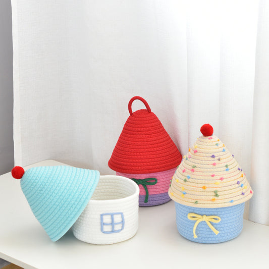 Instagram-Worthy Santorini Storage Bins