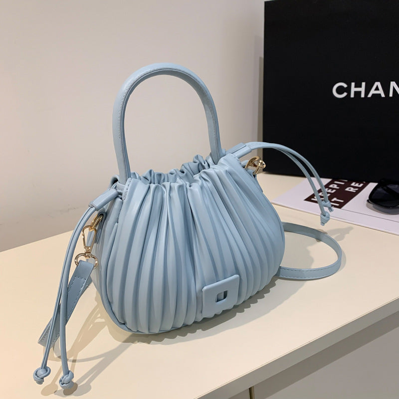 Aria Pleated Shoulder Bag