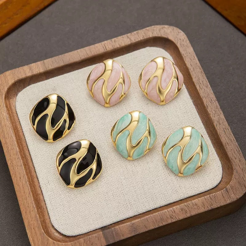 Urban Feminine Enamel Studs