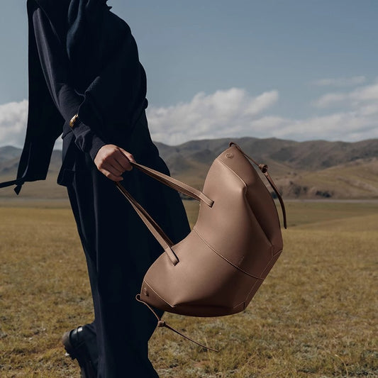 Tulip Leather Tote