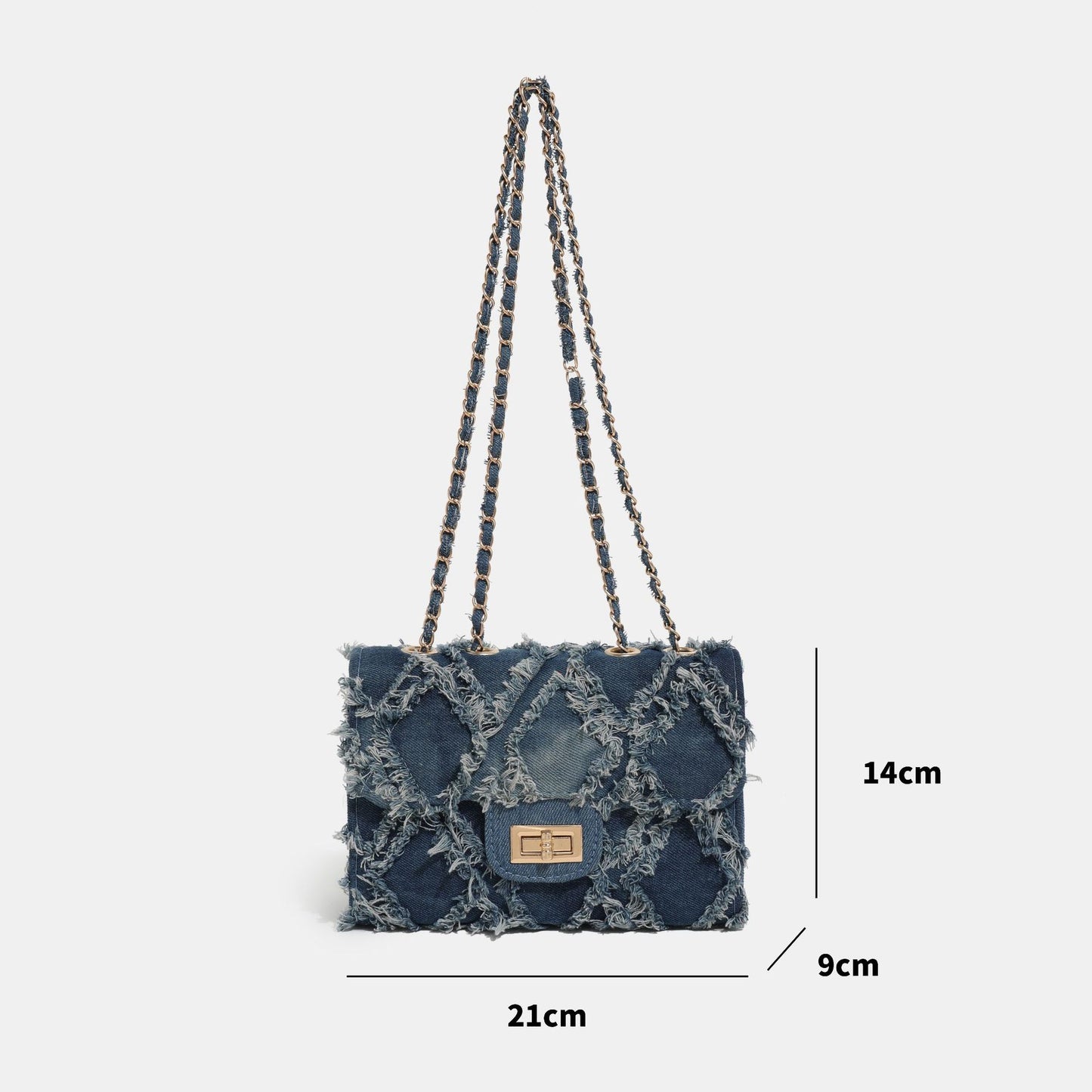 Denim Muse Chain Bag