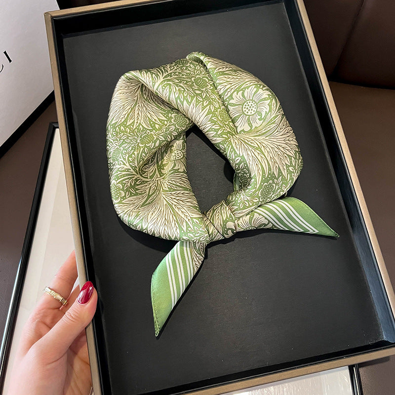 Petal Whisper Silk Scarf