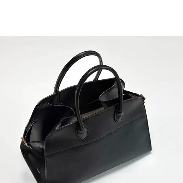 Grand Buckle Top-Handle Tote
